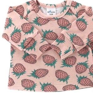 Little one shop strawberry long sleeve shirt